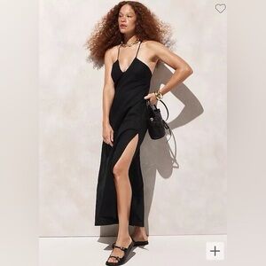 J. Crew Women’s Cross-back beach dress in linen-cotton blend *White*